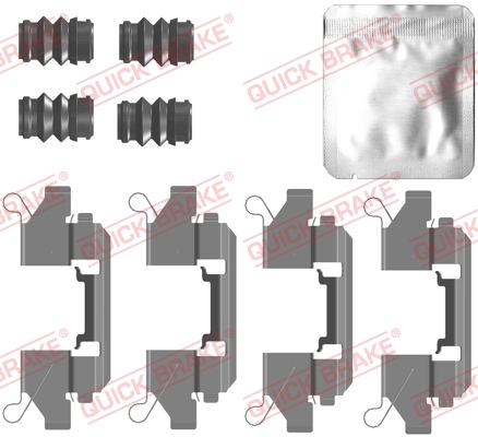 QUICK BRAKE QB109-0111 tartozékkészlet, tárcsafékbetét