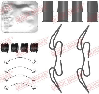 QUICK BRAKE QB109-0134 tartozékkészlet, tárcsafékbetét