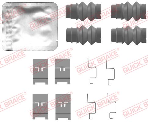 QUICK BRAKE QB109-0135 tartozékkészlet, tárcsafékbetét