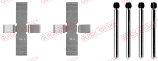 OJD QUICK BRAKE 1000929366 109-0902QB - tartozékkészlet, tárcsafékbetét