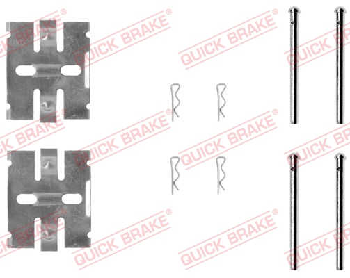 QUICK BRAKE QB109-0932 tartozékkészlet, tárcsafékbetét