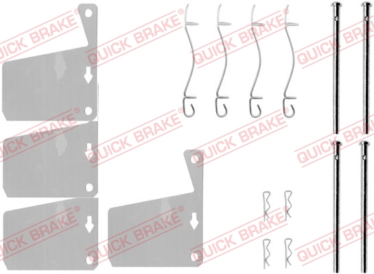 QUICK BRAKE QUI 109-0955 FÉKALK.(MECH.,ELEKTR.,HIDR)