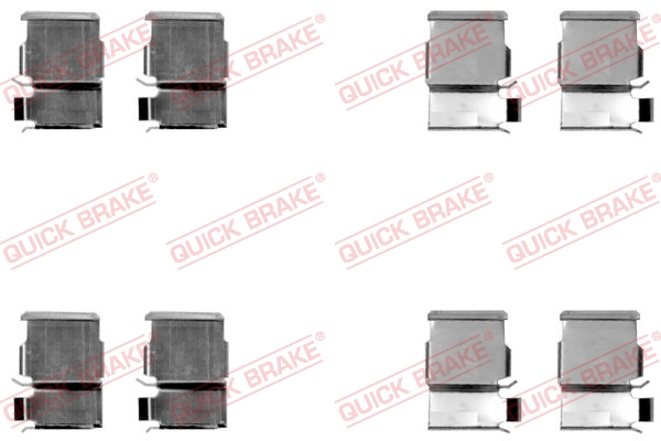 QUICK BRAKE Q109-1033 Szerelék készlet, fékbetét