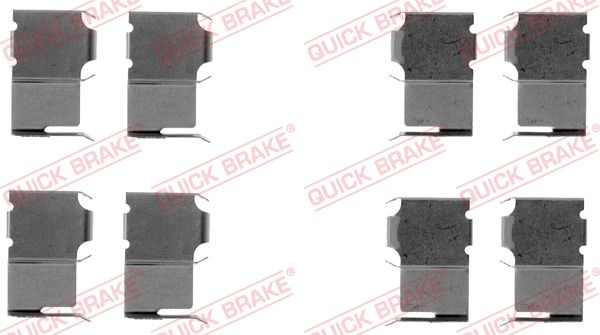 QUICK BRAKE QB109-1063 FEKBETÉT SZER. SZETT FORD P. ECONOVAN 86-92