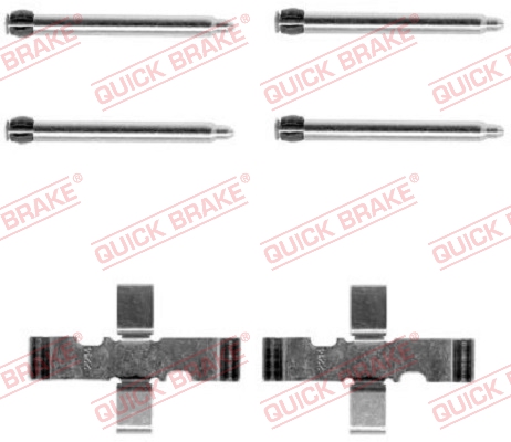 OJD QUICK BRAKE 1000929369 109-1101QB - tartozékkészlet, tárcsafékbetét