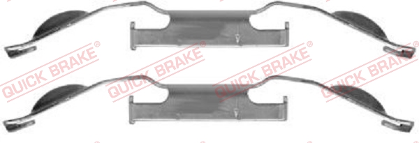 QUICK BRAKE Q109-1221 Szerelék készlet, fékbetét