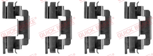 QUICK BRAKE QB109-1249 ZESTAW INST. KLOCK?W HAM. LAND ROVER FREELANDER I