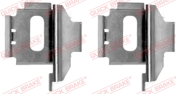 OJD QUICK BRAKE 1001100533 109-1283QB - tartozékkészlet, tárcsafékbetét