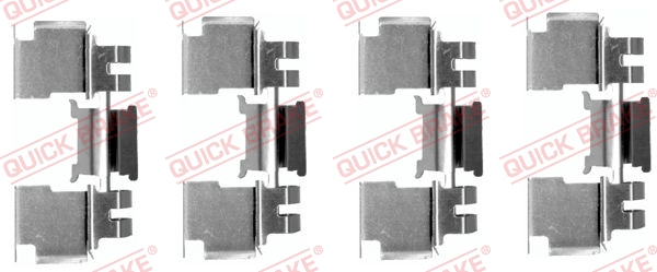 OJD QUICK BRAKE 1000929785 109-1621QB - tartozékkészlet, tárcsafékbetét