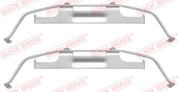 QUICK BRAKE QB109-1642 ZESTAW INST. KLOCK?W HAM. BMW X5 (E53)