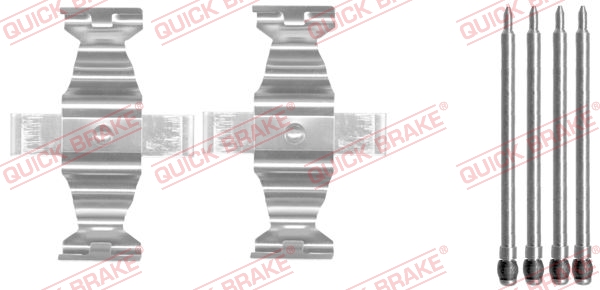 OJD QUICK BRAKE 1000929768 109-1643QB - tartozékkészlet, tárcsafékbetét