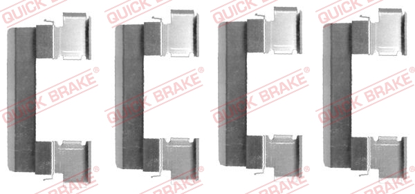 QUICK BRAKE QB109-1655 ZESTAW INST. KLOCK?W HAM. CADILLAC SEVILLE