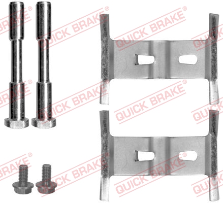 QUICK BRAKE QB109-1658 tartozékkészlet, tárcsafékbetét