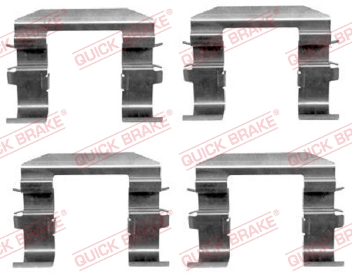 OJD QUICK BRAKE 1000929819 109-1664QB - tartozékkészlet, tárcsafékbetét