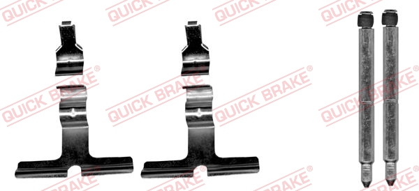 QUICK BRAKE QB109-1676 ZESTAW INST. KLOCK?W HAM. DB S-CLASS (W220)