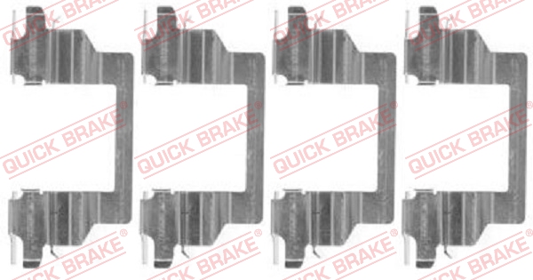 OJD QUICK BRAKE 1001093576 109-1778QB - tartozékkészlet, tárcsafékbetét