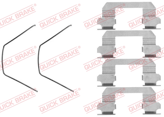 OJD QUICK BRAKE 1001539853 109-1789QB - tartozékkészlet, tárcsafékbetét