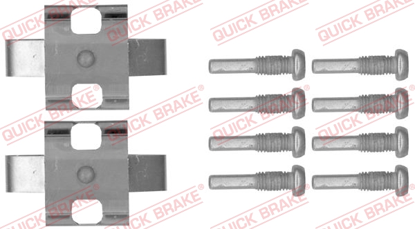 QUICK BRAKE QB109-1802 ZESTAW INST. KLOCK?W HAM.  1-SERIES (E81)