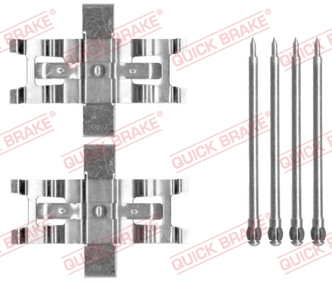 OJD QUICK BRAKE 1001539859 109-1805QB - tartozékkészlet, tárcsafékbetét