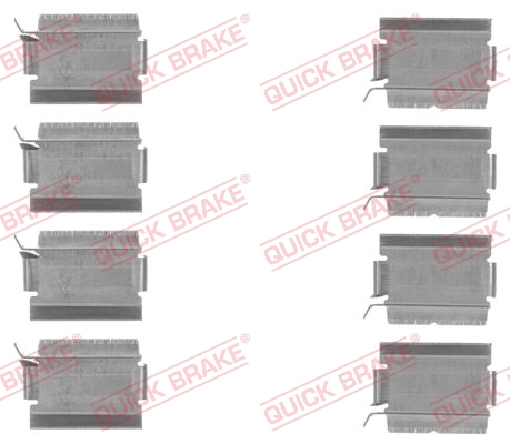 QUICK BRAKE Q109-1820 Szerelék készlet, fékbetét