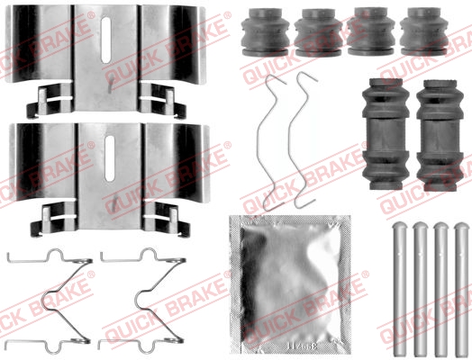 OJD QUICK BRAKE 1001060807 109-1836QB - tartozékkészlet, tárcsafékbetét