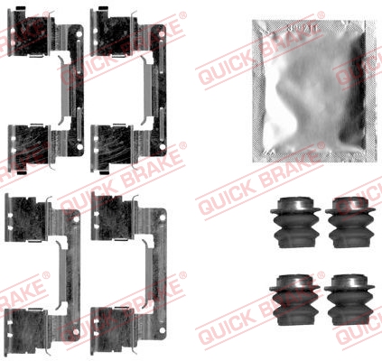 QUICK BRAKE QB109-1838 FEKBETÉT SZER. SZETT TOYOTA P. CAMRY 2,4-3,0 01-06