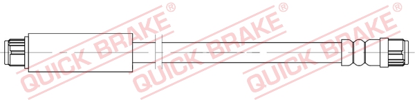 QUICK BRAKE QBK22.322 Fékcső, gumifékcső