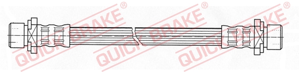 QUICK BRAKE QBK24.003 Fékcső, gumifékcső