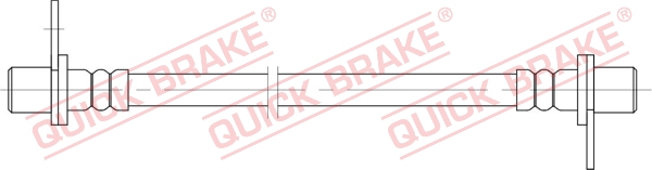QUICK BRAKE QBK25.087 Fékcső, gumifékcső