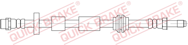 QUICK BRAKE 221 774 32.836 # fékcső /e/ v40 liftback 12-