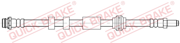 QUICK BRAKE QBK32.842 Fékcső, gumifékcső