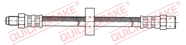 QUICK BRAKE QBK37.909 Fékcső, gumifékcső