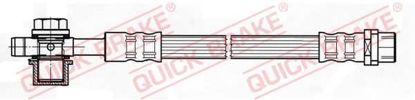 QUICK BRAKE Q50.041X fékcső