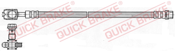 QUICK BRAKE 216 739 50.048X - Alkatrész