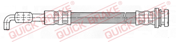 QUICK BRAKE QBK51.009 Fékcső, gumifékcső