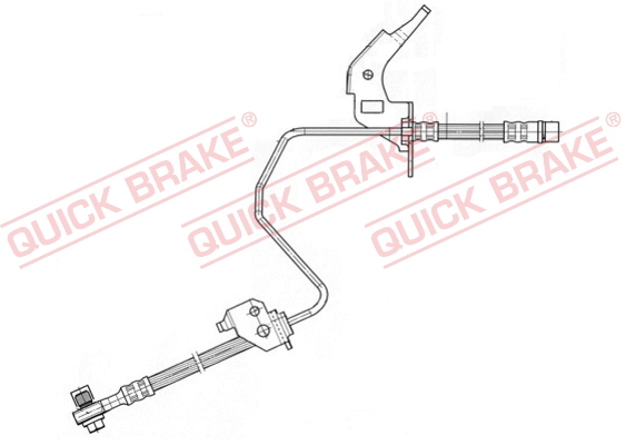 QUICK BRAKE 1000476281 59.960X QB - FÉKTÖMLŐ