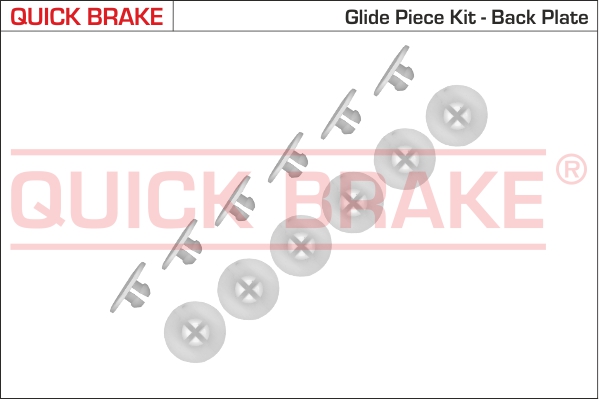 QUICK BRAKE QB6858K tartozékkészlet, fékpofa