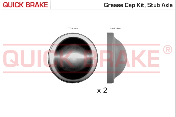 QUICK BRAKE QB9829K fedél, kerékcsapágy