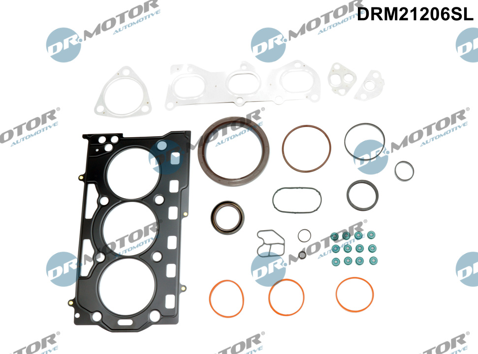 DR MOTOR DRM21206SL ZESTAW USZCZELEK GÓRA SKODA RAPID 12- DUŻY