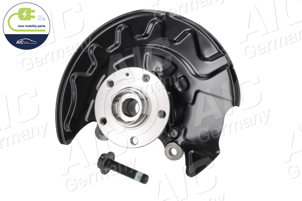 AIC AIC75766SET ZWROTNICA KOŁA VW P. GOLF 7/ PASSAT 12- LE (Z ŁOŻYSKIEM, PIASTĽ, OSŁONĽ TARCZY I ?RUBĽ) 80MM