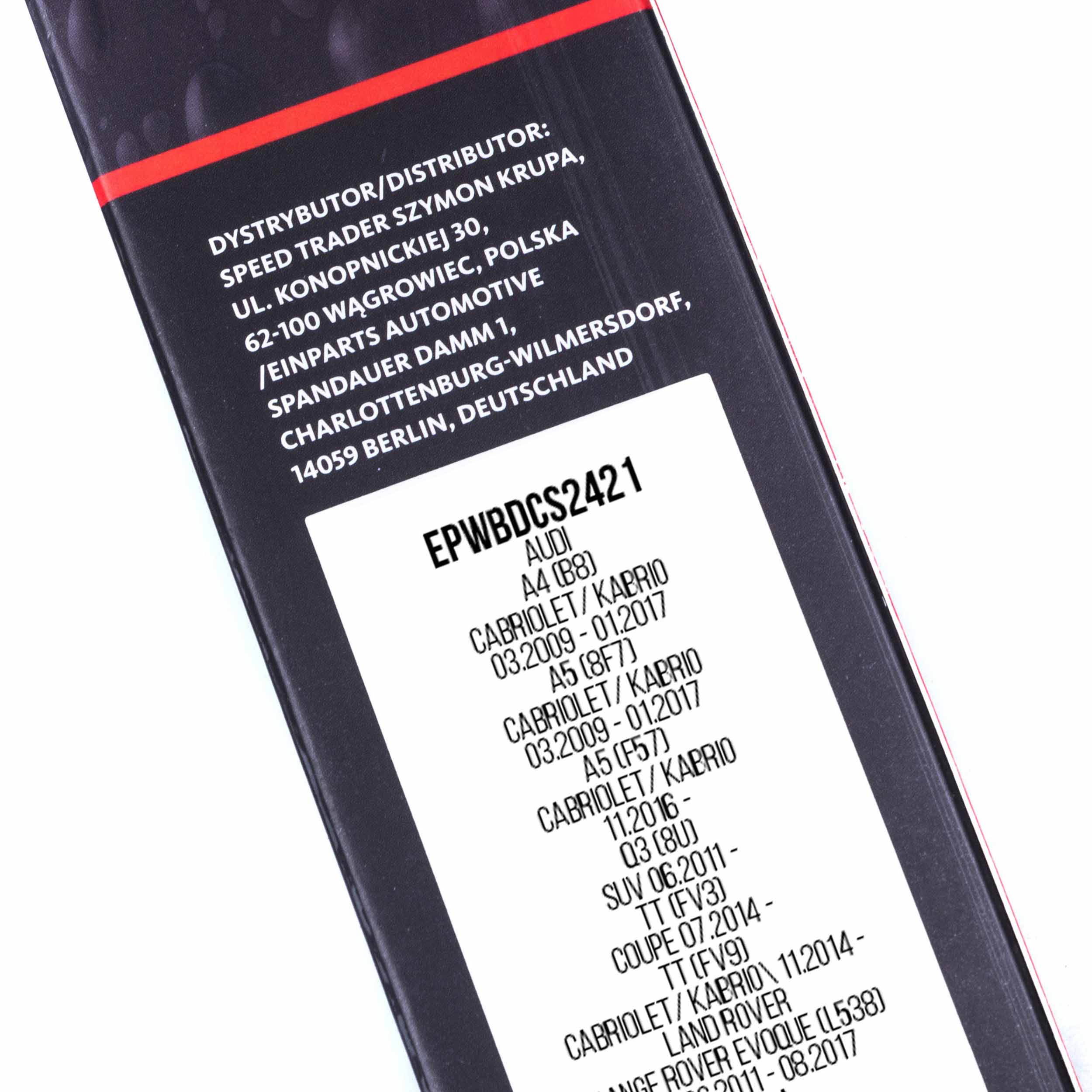 EINPARTS EINEPWBDCS2421 ZESTAW WYCIERACZEK DEDYKOWANYCH