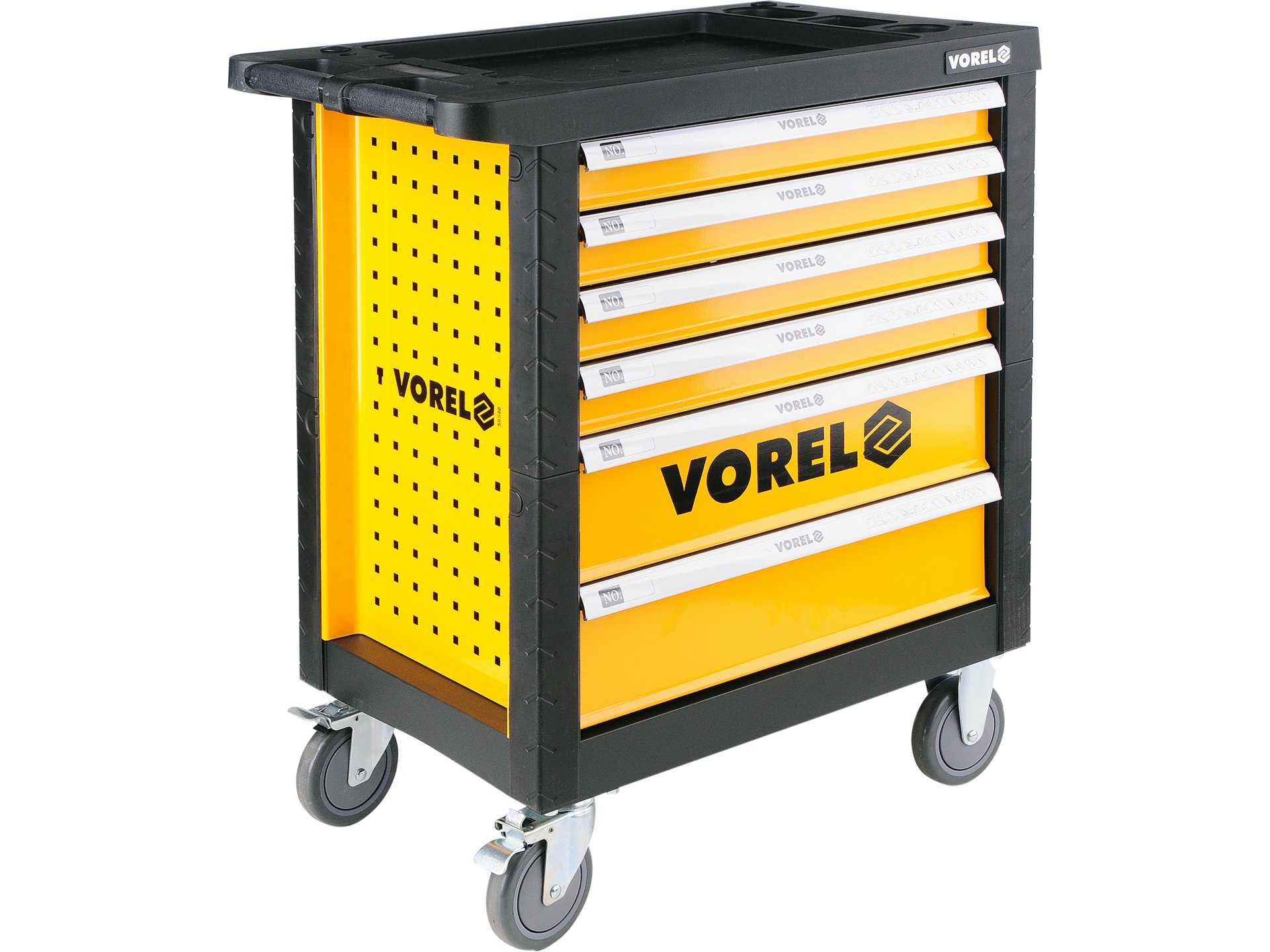  VYT-58540 - 6 fiókos görgős szekrény szerszámbetéttel / 177 részes
