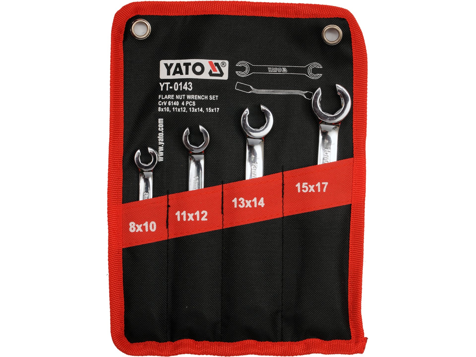  YATYT-0143 - 4 részes fékcsőkulcs készlet