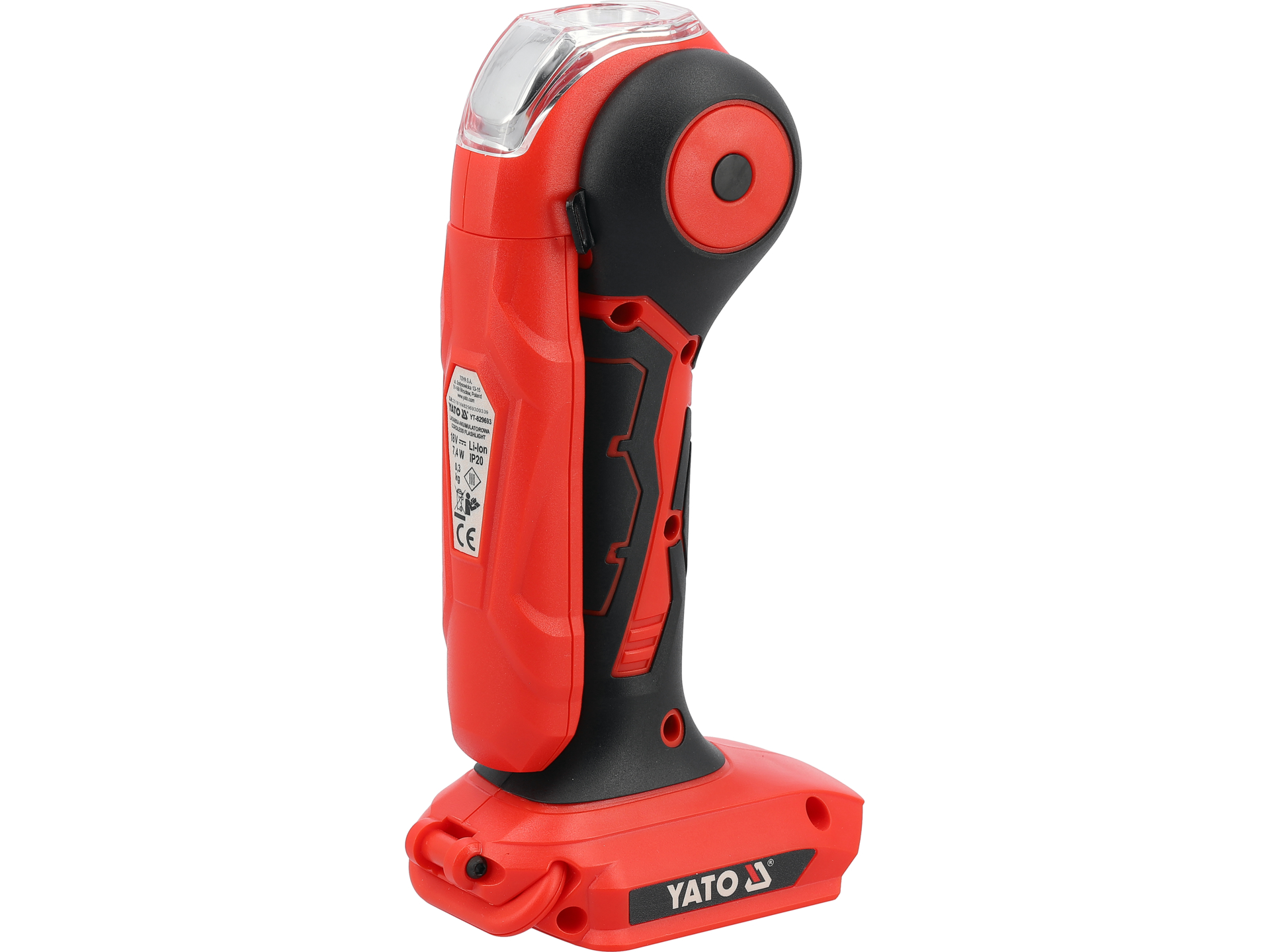  YT-829693 - 18v-os zseblámpa (csak ház 6000lm)